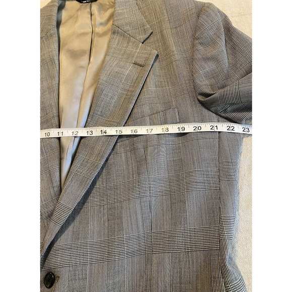 Vtg Polo University Club by Ralph Lauren Sports Coat Mens 42R Plaid Suit Jacket - Picture 13 of 16